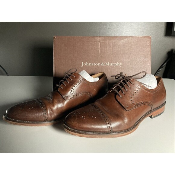 Johnston & Murphy Other - Johnston & Murphy Dempsey Dress Shoes (Men’s Size 11) Leather Oxfords Cap Toe